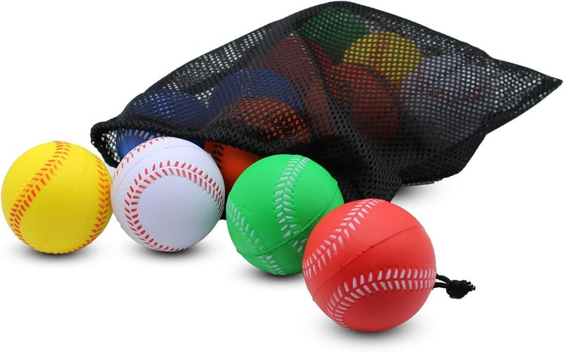 Magicorange Baseball, Foam Baseballs 12 Ball Pack Practice Training Baseballs Unmarked Baseball Soft Toss, Batting, Fielding, Hitting, Pitching - Image 5